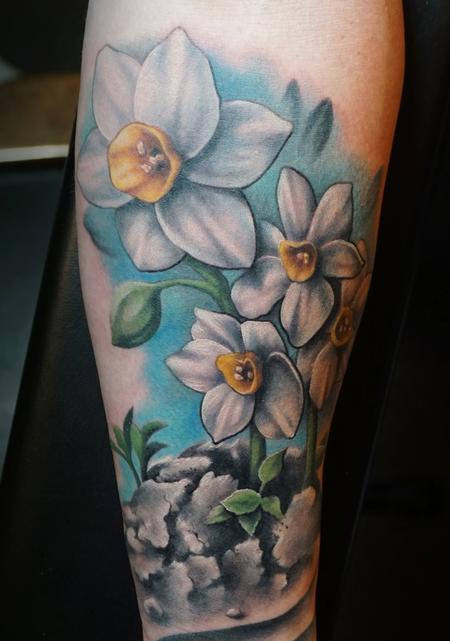 Tattoos - concret flowers - 119393